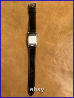 Omega De Ville Automatic Watch 1970s Vintage Silver Dial Tonneau Case 38mm Rare