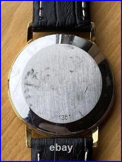 Omega De Ville Cal. 1351 Gold Dial Hand Winding Men'S Watch Vintage Rare
