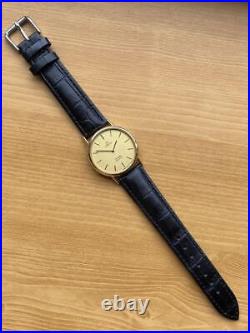 Omega De Ville Cal. 1351 Gold Dial Hand Winding Men'S Watch Vintage Rare