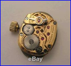 Omega Deville Rare Vintage C. 1968 Bracelet Watch 14 K Solid Gold with Box