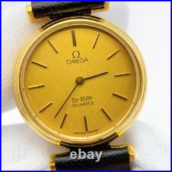 Omega Deville Super Rare Vintage Ladies Lound Gold Watch 1350 Good condition JP