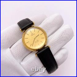 Omega Deville Super Rare Vintage Ladies Lound Gold Watch 1350 Good condition JP