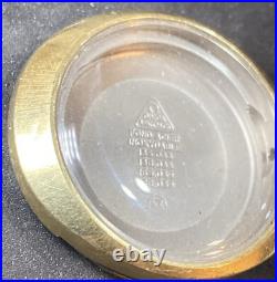 Omega Dynamic Automatic Watch Gold Men's Vintage Swiss Rare Case Part Signed