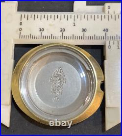 Omega Dynamic Automatic Watch Gold Men's Vintage Swiss Rare Case Part Signed