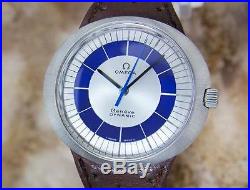 Omega Geneve Dynamic Rare Mens 1960s Stainless Steel Manual Vintage Watch YY20