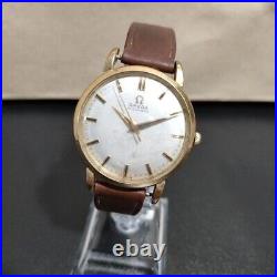 Omega Men's Automatic Watch 2888 Cal. 501 Rare White Watch Dial Vintage USED F/S