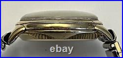 Omega Men's Vintage 1950's Bumper G6213 C351 Cal. Rare Black Dial 14k GF 32.5mm