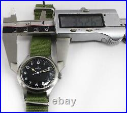 Omega Military RAF Rare Vintage Black Dial 36mm Ref 6B/159 Winding Steel Watch