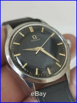 Omega Military Style Cal 30T2 Black dial very rare
