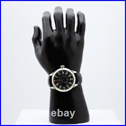 Omega Pilot Watch Solid Silver Manual-Wind 1910s Conversion Rare Vintage 47mm