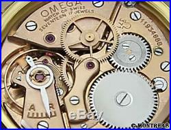 Omega Rare Calibre 371 Vintage 1960 Men Gold Plated 33mm Dress Watch O129