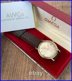 Omega Rare Seamaster 18k Automatic Men's Vintage Watch 1961 Serviced + Warranty