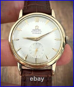 Omega Rare Turler Automatic Vintage Men's Watch 1950, Serviced + Warranty