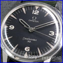 Omega Ref. 135.007-64 Vintage Rare Seamaster 30 PAF Manual Winding Mens Watch