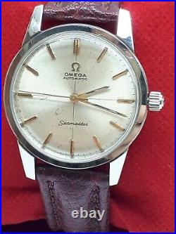 Omega Seamaster Automatic Cal. 552 S Steel Mens Wrist Watch Swiss Vintage Rare