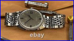 Omega Seamaster Automatic Men's Watch Vintage Rare Grey Dial Watch