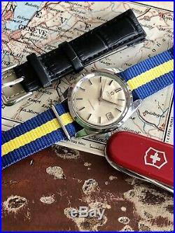 Omega Seamaster Automatic Steel Mens 1966 rare Jumbo 35mm Nato Vintage watch