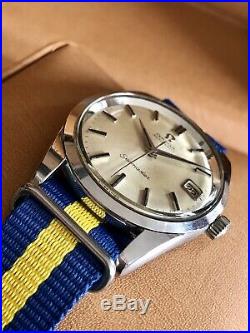 Omega Seamaster Automatic Steel Mens 1966 rare Jumbo 35mm Nato Vintage watch
