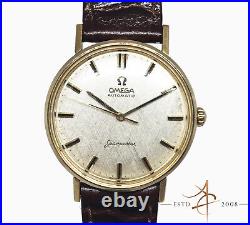 Omega Seamaster Automatic Textured Dial Vintage Watch Rare