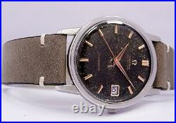 Omega Seamaster Automatic Tropical Brown Patina Rare Dial Mens Vintage Watch