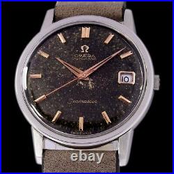 Omega Seamaster Automatic Tropical Patina Rare Dial Vintage Watch Ref 166003