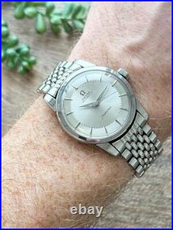 Omega Seamaster Automatic Vintage Mens Watch 1956 Rare, Serviced + Warranty