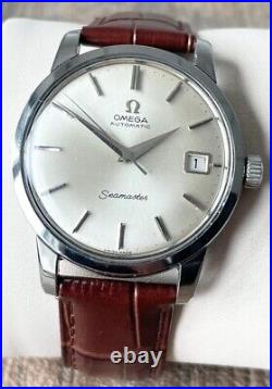Omega Seamaster Automatic Watch Vintage Men's 1963 Rare, Serviced + Warranty