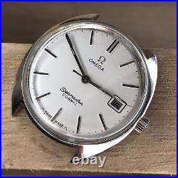 Omega Seamaster Cosmic Men's Watch Vintage Rare White Dial Watch