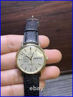 Omega Seamaster Deville Daily News Anniversary Watch Vintage Super Rare