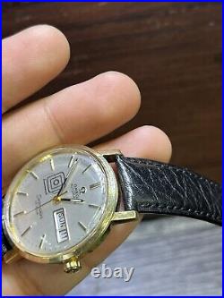 Omega Seamaster Deville Daily News Anniversary Watch Vintage Super Rare