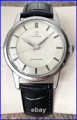 Omega Seamaster Manual Watch Vintage Men's 1959 Rare, Serviced + Warranty