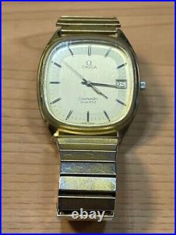 Omega Seamaster Men's Watch Quartz Rare Collectible Vintage USED from Japan