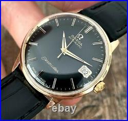 Omega Seamaster Rare 18k Automatic Mens Vintage Watch 1963, Serviced + Warranty
