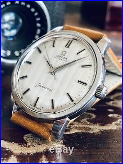 Omega Seamaster Stainless Steel Mens 1963 rare Jumbo 36mm size Vintage watch