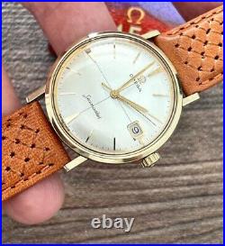 Omega Seamaster Watch Manual Vintage Men's 1962 Rare, Warranty + Serviced