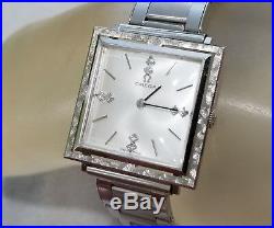 Omega Vintage 14K Gold WATCH & 14KT BAND and Diamond Dress 1960s Swiss 27MM RARE