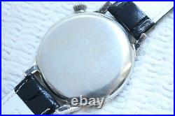 Omega Vintage 1935`s Enameled converted to wrist Pocket Men`s rare Swiss watch