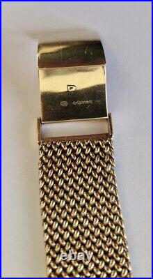 Omega Vintage 1963 Solid 9ct Gold Date Rare Watch 562 Automatic 64g 8 inches