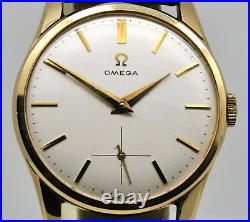 Omega Vintage 1964 Solid 9k Gold Rare Model 121.5400