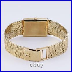 Omega Vintage 1965 Vintage 14K Yellow Gold & Diamond Bezel Rare Ladies Watch