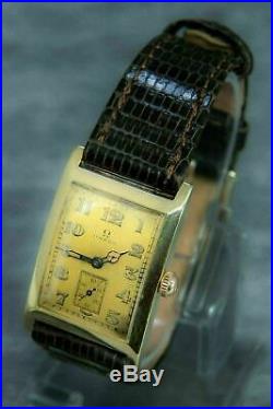 Omega Vintage Solid 14K Yellow Gold Oversized RARE 8606082
