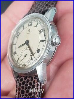Omega WWII Cal. R17.8 Rare Mens Vintage Military 1940s Watch Ref. 2144