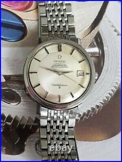 Omega constellation pie pan vintage watch, Rarejumbo size 36m ref/158.004