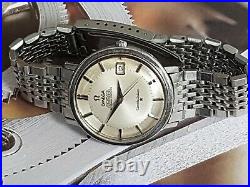 Omega constellation pie pan vintage watch, Rarejumbo size 36m ref/158.004