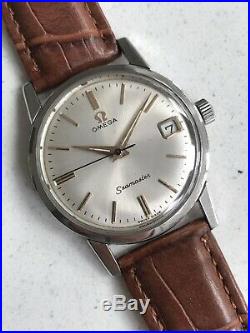 Omega seamaster calendar manual winding- 1960 Vintage Swiss Watch. Rare