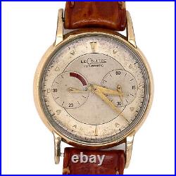 Pair Of Man's Vintage Watches Rare Le Coultre Futurematic & Omega Automatic 50's