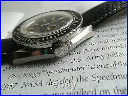 RARE 165.024 Vintage 1967 S/S Men's Omega Seamaster 300 Automatic Diver's Watch