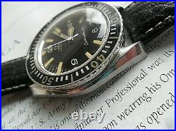 RARE 165.024 Vintage 1967 S/S Men's Omega Seamaster 300 Automatic Diver's Watch