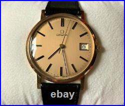 RARE, FULL SET! Exceptional NEW & Unworn 1983 Vintage 9K Gold Omega Watch
