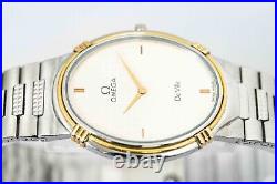 RARE For Parts Vintage OMEGA De Ville Cal. 1377 Quartz Ibory Dial Men's Watch RARE For Parts Vintage OMEGA De Ville Cal. 1377 Quartz Ibory Dial Men's Watch